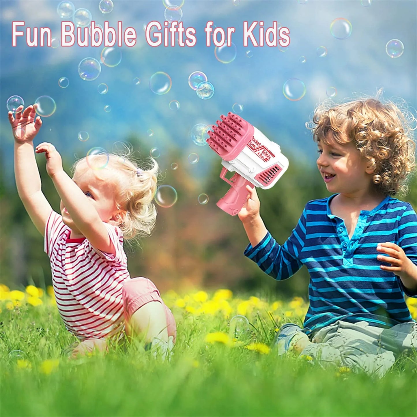 36 HOLE BUBBLE GUN TOY FOR CHILDRENS | UNBREAKABLE HIGH QUALITY