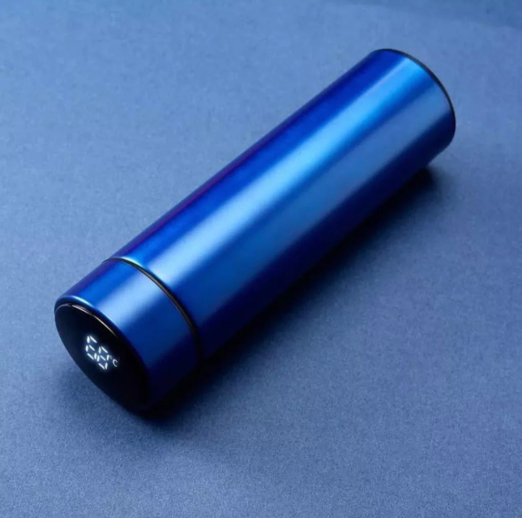 Temperature Water Bottle, LED Temperature Display, Hot Cold Vacuum Flasks, stainless Steel Thermos, LED 500ML Smart Thermos
